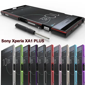 Metalo atveju Sony Xperia XA1 plius dangtelis Originalus Aliuminio Lydinio Bamperis Rėmelį Sony XA1 plius 5,5 rubisafe G3412 G3421 G3423 3416
