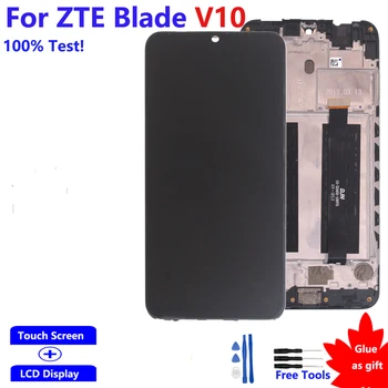 Originalus, Skirtas ZTE Blade V10 Ekranas Touch Screen LCD Ekranas skaitmeninis keitiklis Asamblėjos ZTE Blade V10 Telefono Dalies Remontas, Pakeitimas