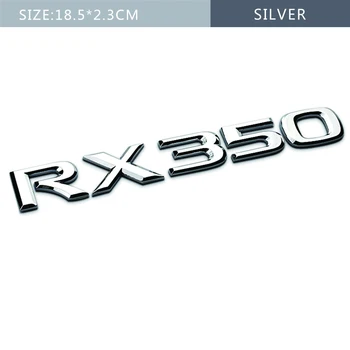 1pcs 3D Metalų, Automobilių Lipdukai, Lexus RX ES 350 RX350 ES350 Logotipą, Automobilių Stilius Ženklelis Emblema Uodega Decal Automobilių Reikmenys