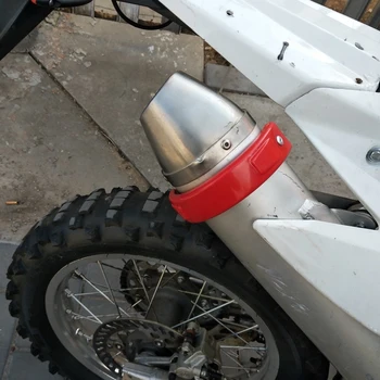 Motociklo išmetimo vamzdžio lašas apsaugos žiedas Duslintuvo apsaugos gumos, Dėl TRIUMPH TIGER 1050/SPORTO 800/XC/XCX/XR 1200 EXPLORER