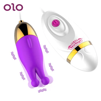 OLO G Spot Dildo Spenelių Vibratorius Apkabos, Makšties Klitorio Massager 12 Greičio Fantazijos Šokinėja Kiaušinių Sekso Žaislai Moterims, Sekso Produktai