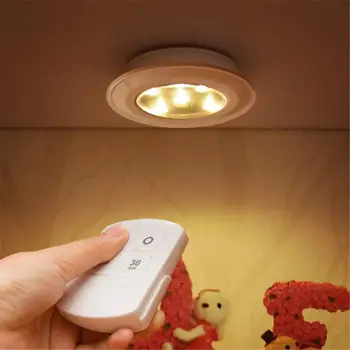 3 Vnt. LED Touch Lempos, Lubų, Sienų Kabineto Light Stick Paglostyti Lempos Mini LED Nakties Šviesos Jutiklis Naktiniai Pagalbos Lampara Miegamasis