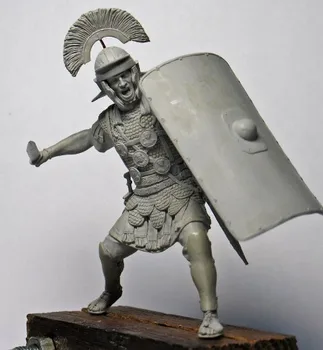 1/24 Mastelis 75MM Romėnų Kariai Shield Unpainted Miniatiūros Dervos Modelio Rinkinio Pav Nemokamas Pristatymas
