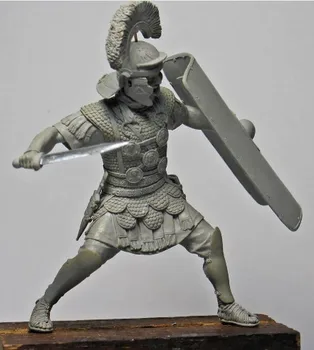 1/24 Mastelis 75MM Romėnų Kariai Shield Unpainted Miniatiūros Dervos Modelio Rinkinio Pav Nemokamas Pristatymas