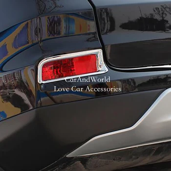 Honda CRV CR-V 2012-2016 Automobilių Priekiniai Rūko žibintus Dangtelis Žibinto Rėmelis Trims ABS Chrome 