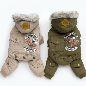 Naujas Žiemos Šunys, Drabužiai Žemyn Striukė prancūzų Buldogas Teddy kailio Imitacija Augintiniui Kostiumas Šiltas Outwear Drabužiai Šunims, Kailio