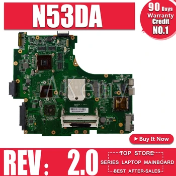 N53DA Plokštė REV 2.0 Asus N53D N53DA Nešiojamas plokštė N53DA Mainboard