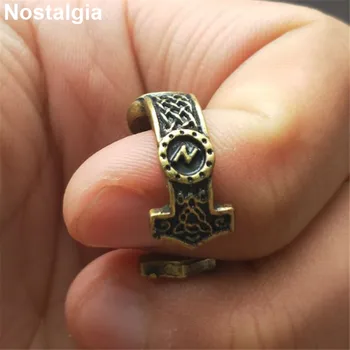 Nostalgija Viking Runos TIWAZ Sowilo Piršto Atidaryti Žiedas Gotikos Aukščio, Žiedai, Moterų, Vyrų, Priedai