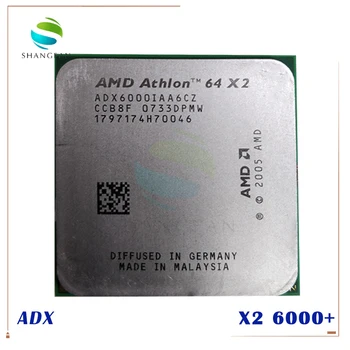 Nemokamas pristatymas AMD Athlon X2 6000 X2 6000+ 3GHz ADX6000IAA6CZ Dual-Core CPU Procesorius Socket AM2 940pin
