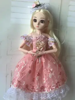 38cm BJD Doll Nustatyti Realius Išskirtinį Mielas Žaislai Vaikams, Dovana Merginų Makiažas Cosplay Lėlės Accesoires