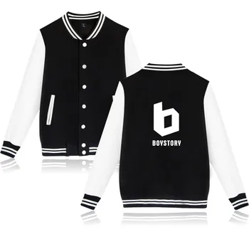 Kpop Beisbolo striukė žiemos hoodies Boystory spausdinti populiarus Bangtan Hip-hop harajuku Atsitiktinis Mados Moterims, Vyrams, Drabužiai