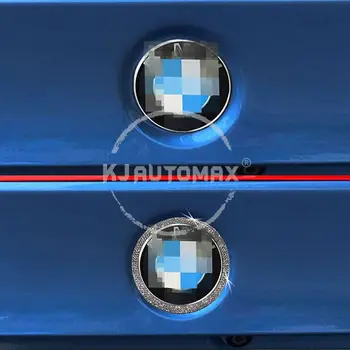 BMW 2011-2018 Bling Automobilio Priekyje Logotipas 1 2 3 5 Serijos Diamond Kapoto Emblema Žiedas Lipdukas