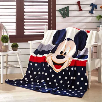 Disney nauja Mickey Minnie žmogus-Voras Antklodė Minkšta Flanelė mesti Animaciją Vaikams ant Lovos, Sofos, Sofos, vaikų vilnonis pledas