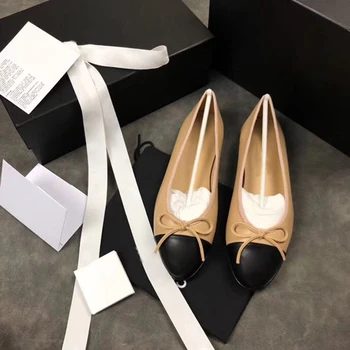 2020 Naujas Kvėpuojantis Baleto Butas Karšto Parduodu natūralios Odos Batai, moteriški batai, dydis 34-41Elegant Patogus Lady Mados batai