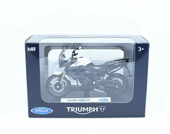 Welly 1:18 Triumph Tiger 800 Motociklo, Dviračio Modelis Naujas Žaislas Langelyje,