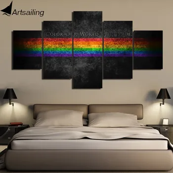 ArtSailing 5 Gabalas tapybos LGBT meilė Sienos Menas Spausdinti Paveikslai Tapyba Kambario Dekoracija Kambarį HD Spausdina Nuotraukas Plakatas
