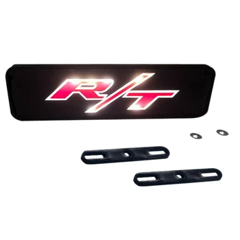 R/T AUTO LED Šviesos Automobilio Priekinės Grotelės Logotipas Ženklelis Apšviestas Lipdukas Dodge