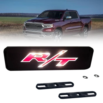 R/T AUTO LED Šviesos Automobilio Priekinės Grotelės Logotipas Ženklelis Apšviestas Lipdukas Dodge