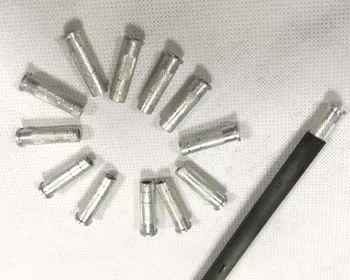 50pc/daug Aukščiausios Kokybės Aliuminio Įterpti Tinka Iner Diatmeter OT 8.8 mm ID 7.6 mm Anglies Rodykles Veleno Medžioklės