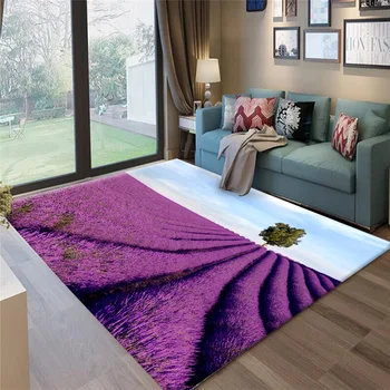 Creative 3D Spausdinimo Sodo Gėlių Kilimai Gyvenimo Kambario, Miegamasis Plotas Pledai Koridoriuje kiliminė danga, Virtuvės, Vonios Anti-Slip Grindų Kilimėlis