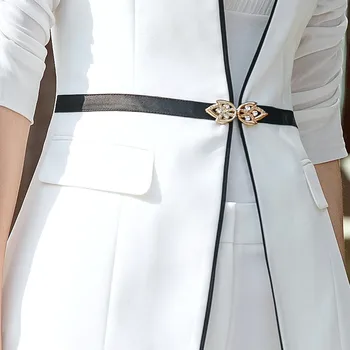 Verslo oficialus moterų balta sijonas kostiumas vasaros mados elegantiškas pusę rankovės švarkas ir sijonas office Interviu plus size Darbo drabužiai