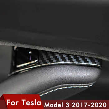Heenvn 14PCS/Set Model3 Anglies Pluošto ABS Durų Užraktas Apsaugos Dangtelis Tesla Model 3 Y Priedai 2020 