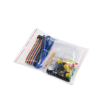 Už UNO R3 Starter Kit 400 Taškų Mini Breadboard LED Jumper Wire Mygtuką Arduino
