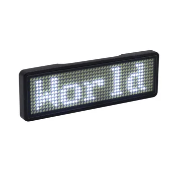 Aukštos kokybės slinkimo veikia teksto mažas LED ekranas, LED ženklelis LED žinutę ženklas 