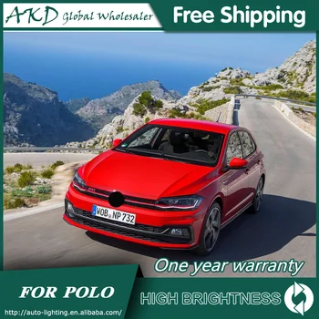 Žibintai Automobilio VW POLO 2019-2020 DRL Dienos Žibintus Žibintas LED Bi Xenon Lemputė, Rūko Žibintai Tuning, Automobilių Reikmenys