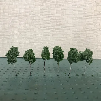 Statybos modelio, medžiagos, smėlio stalas, mini medis kraštovaizdžio medis 