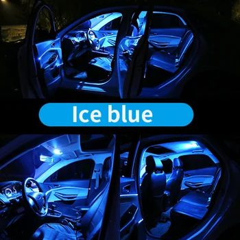 14x Canbus Klaidų, LED Interjero Šviesos Rinkinio Pakuotės 2006-Subaru Tribeca Automobilių Reikmenys Žemėlapis Dome Kamieno Licencijos Šviesos