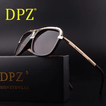 DPZ NAUJOS Prekės Dizaino vyrų akiniai nuo saulės Moterims retro steampunk ditaeds UV400 apsauginiai akiniai Prabangos prekių ženklai 