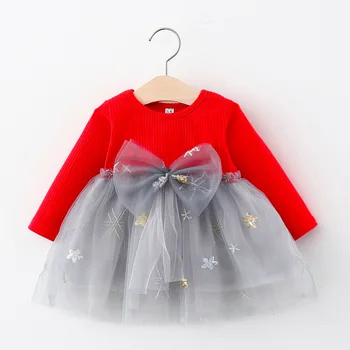 Menoea Kūdikių dress Rudenį 2020 Baby Girl Drabužiai Naujagimiams, Vaikams, ilgomis Rankovėmis Suknelės Vaikams Mergaitė Animaciją Lokys Modelio Mielas Suknelė
