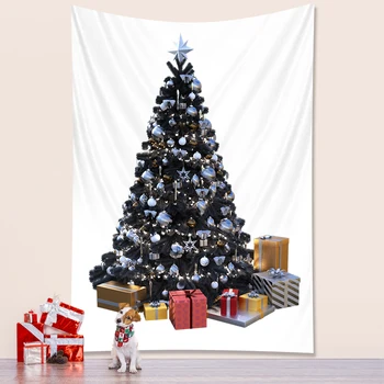 Naujųjų metų Kalėdų medis, gobelenas miegamųjų namo apdaila gobelenas čiužinys kambarį Bohemijos apdaila