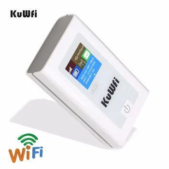KuWFi Galia Banko 4G LTE Maršrutizatorius 3G/4G Sim Kortelės Wifi Kišeninis Maršrutizatorius 150Mbps CAT4 Mobilus WiFi Hotspot su SIM Kortelės Lizdas