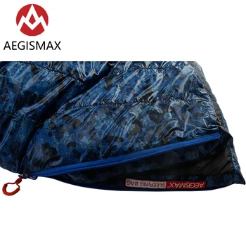 AEGISMAX Naujos Micro Serijos Lauko Kempingas Ultra Light Žemyn miegmaišį Splicable Voko Tipo Kamufliažas miegmaišį