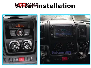 PX6 Android 10.0 Automobilio Multimedijos Grotuvas DVD Stereo Fiat Ducato 2006+ CITROEN Jumper, PEUGEOT Boxe Radijas stereo GPS Galvos Vienetas