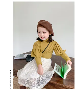 Korėjos Stiliaus Baby Girl Nėrinių Sijonus 2020 M. Rudenį Naujų Vaikų Mergaičių Mielas Kietas Mielas Sijonas Baby Girl Drabužiai Bamblys Mergaičių Gražus Sijonas