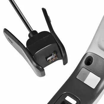 Plastikiniai Įkrovimo lizdas Smart Clip Žiūrėti 1m USB Įkroviklis Duomenų Kabelis Pakeitimo Laidas Garmin Vivosmart 4 Žiūrėti
