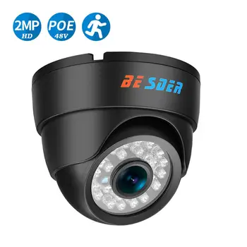 BESDER 2.8 mm pločio IP Kameros 720P, 960P 1080P ONVIF P2P RTSP Judesio Aptikimo pašto įspėjimą XMEye 48V POE Priežiūros CCTV Patalpų