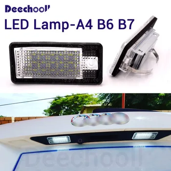 Vaiskiai balta Klaidų LED Licencijos Numerį Žibintai, Lempos, Lemputės Audi Audi A4 B5 B6 B7 B8 A5 S4 S5 Q5 SQ5 Q7 TT