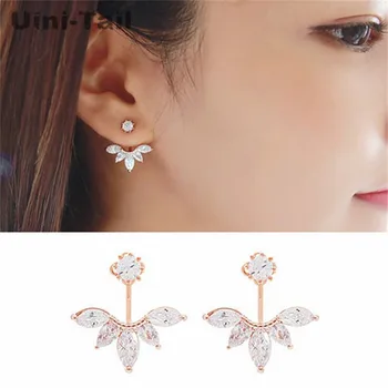 Uini-Uodega karšto naujas 925 sterlingas sidabro auskarai moterų galiniai pakabinti micro-apdaila auskarai Korėja ausies juvelyrika fabrikas didmeninės