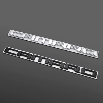 Automobilio Pusės Sparnas Sparnas Emblema CAMARO Raidžių Ženklelis Įstaiga, 3D Lipdukai, Auto Durų Galiniai Kamieno Lipdukai Chevrolet Chevy SS ZL1 Z28