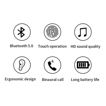 TAOCHIPLE j3 skyrius TWS Belaidės Ausinės sporto Ausinių auriculares Bluetooth 5.0 Ausinės Ausinės xiaomi 
