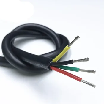 Aukštos kokybės minkšto silikono kabelis 2 šerdis 3 šerdis 4 šerdis 5 šerdis 6 core 8 core 0,2 mm 0,3 mm, 0,5 mm 0,75 mm 1,0 mm Šalčio atsparumas-60 °