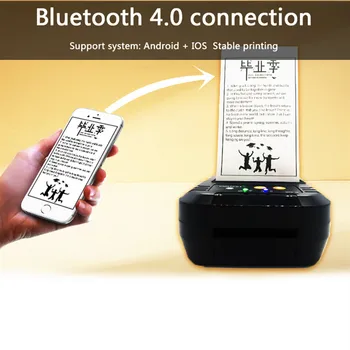 Nemokamas pristatymas 80mm Terminis Spausdintuvas Bill POS Spausdintuvui ESC / POS Bluetooth Šilumos Gavimą Spausdintuvas Su USB Prievadas