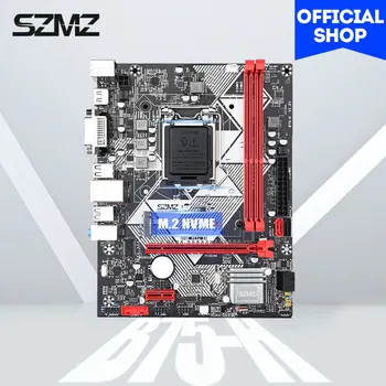 SZMZ b75 chipset lga1155 lizdas ddr3 B75H plokštė su nvme m2.0 paramą, Max 16GB RAM