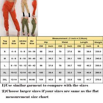 Hirigin Moterų Atsitiktinis Ilgos Sportinės Kelnės Poilsiu Armijos Karinės Kovos Džinsai Ziajać Krovinių Kelnės Kelnės Streetwear Atsitiktinis Ziajać Femme