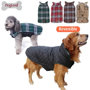 Šunelis striukė šilta, neperšlampama abiejų pusių galima XS iki XXL, XXXL šunų drabužiai, paltai naminių gyvūnėlių šuniuką mažų ir didelių šunų #FS