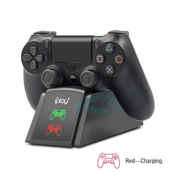 PS4&Slim&Pro Valdytojas Įkroviklis Doko Stotis PS4 Kreiptuką Įkroviklio Stovas su LED Šviesos Indikatorius SONY Playstation4 Žaidimas